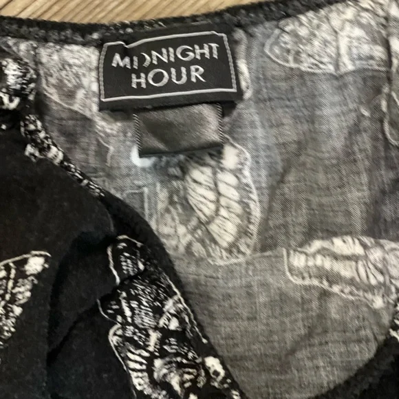 Midnight Hour Hot Topic Death Moth Skull Cold Shoulder Mini Dress XXL W/POCKETS - Picture 3 of 4